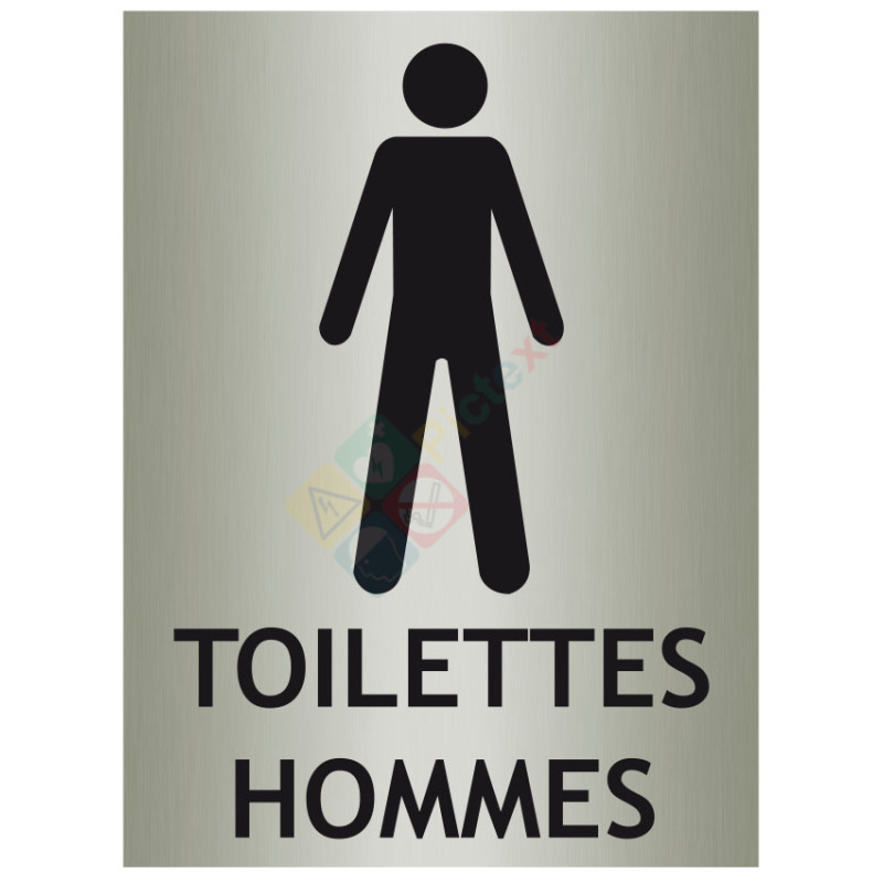 Pancarte Toilettes Homme