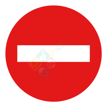 Panneau sens interdit
