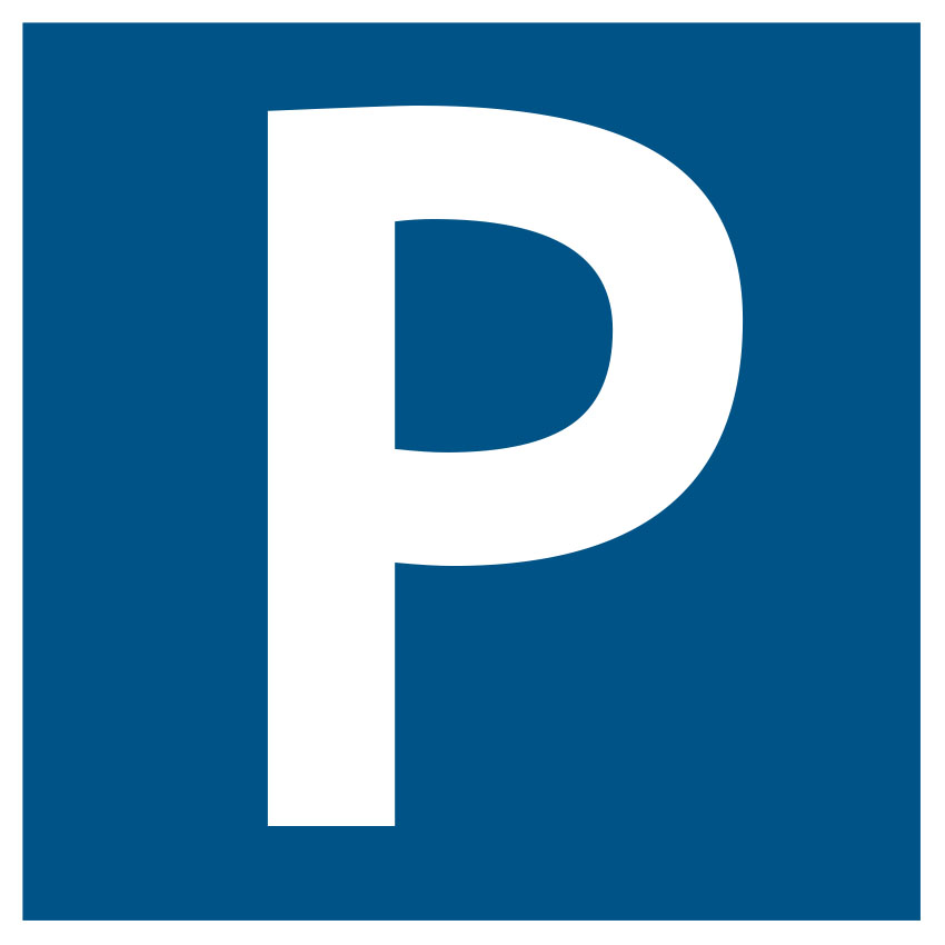 P symbol. Паркинг Душанбе.