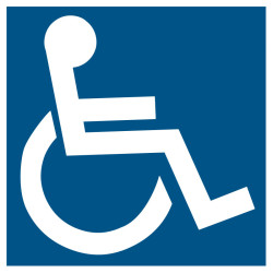 Pictogramme handicapés PMR
