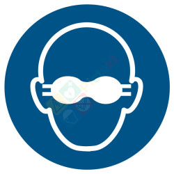 Picto lunettes de protection opaques obligatoires