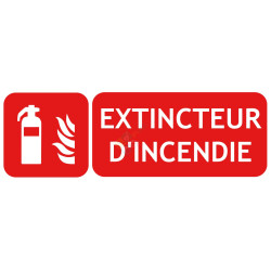 Panneau extincteur d'incendie