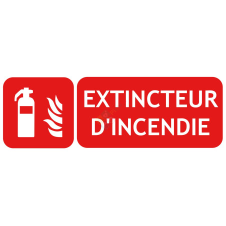 Panneau extincteur d'incendie