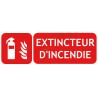 Panneau extincteur d'incendie