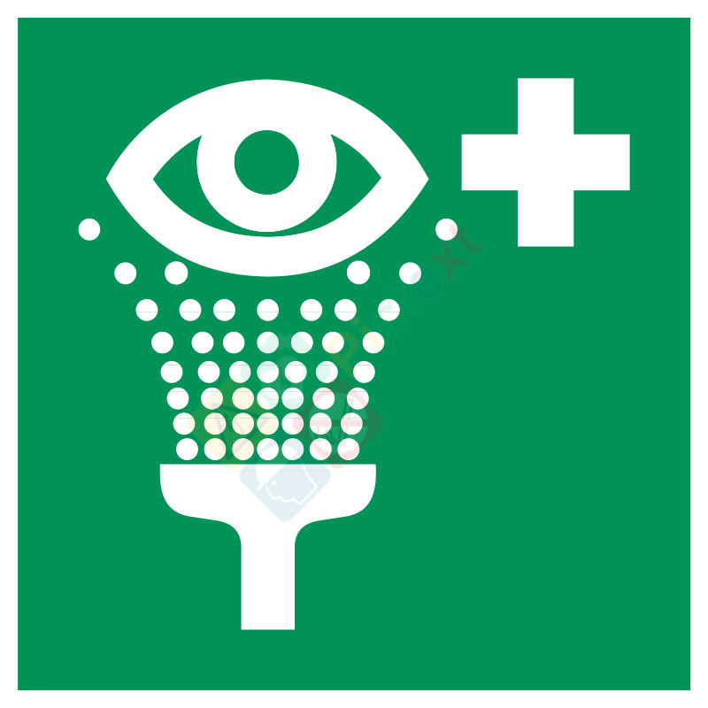 Picto équipement de rinçage des yeux Picto équipement de rinçage des yeux