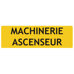 Machinerie ascenseur panneau de localisation