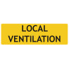 Local ventilation panneau de localisation