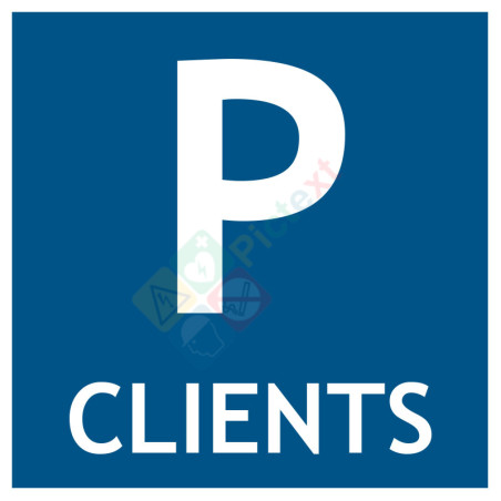 Pictogramme parking clients