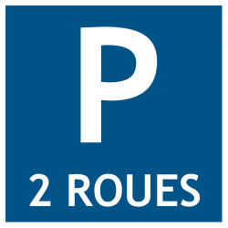 Pictogramme parking 2 roues