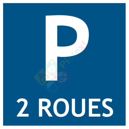 Pictogramme parking 2 roues