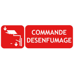 Panneau incendie commande désenfumage