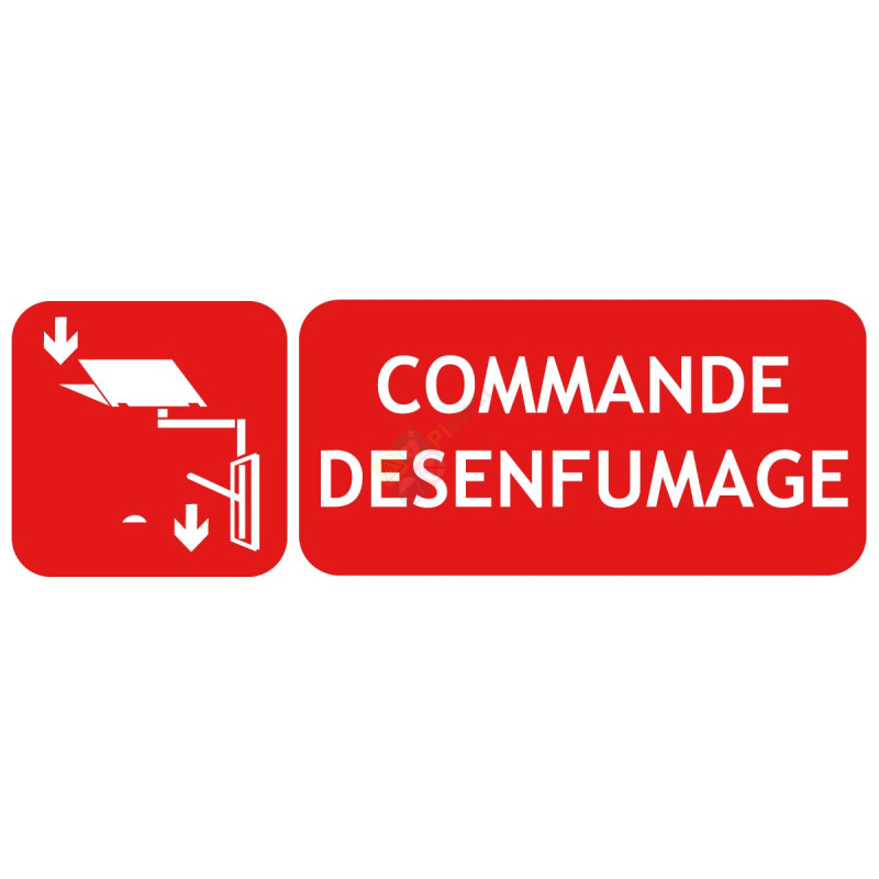 Panneau incendie commande désenfumage