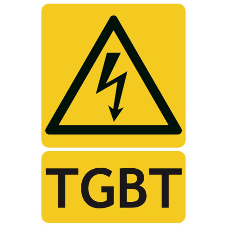 Panneau TGBT danger électrique ISO7010