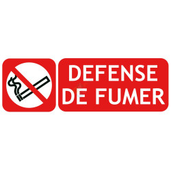 Panneau défense de fumer ISO7010