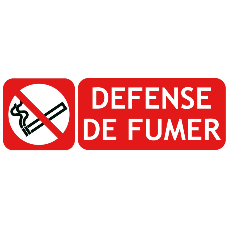 Panneau défense de fumer ISO7010