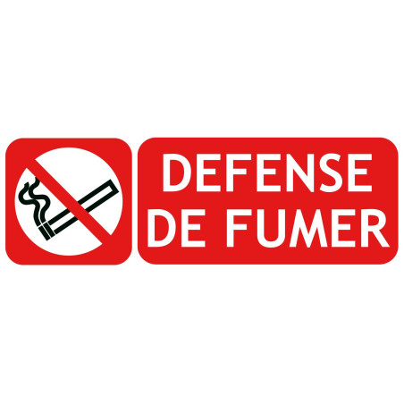 Panneau défense de fumer ISO7010