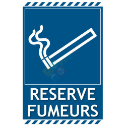 Panneau réservé fumeurs gamme laser