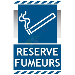 Panneau réservé fumeurs gamme xénon