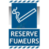 Panneau réservé fumeurs gamme xénon