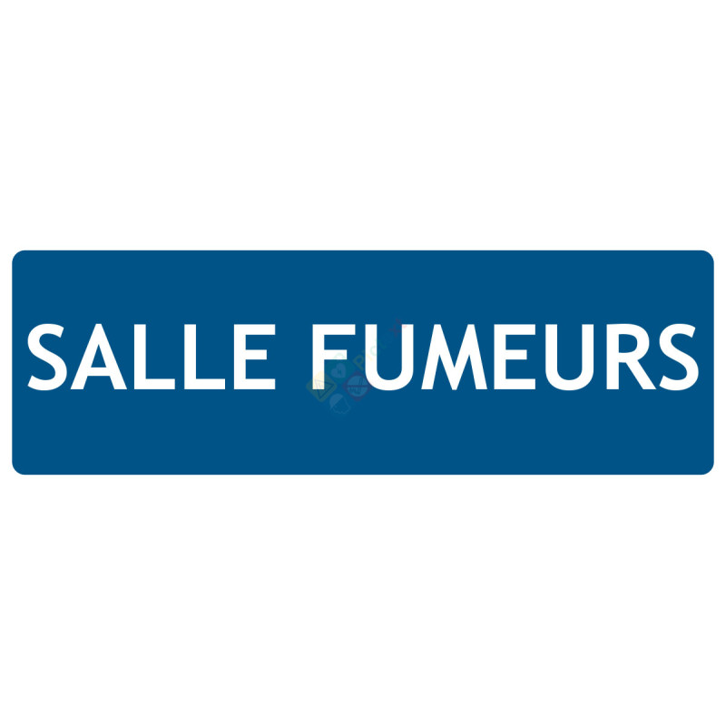 Panneau salle fumeurs