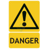 Panneau danger signal général picto iso7010