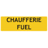 Chaufferie fuel panneau de localisation