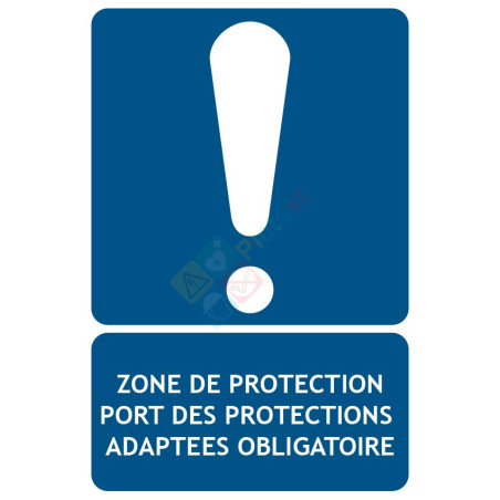 Panneau port de protections adaptées obligatoire