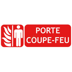 Panneau porte coupe-feu