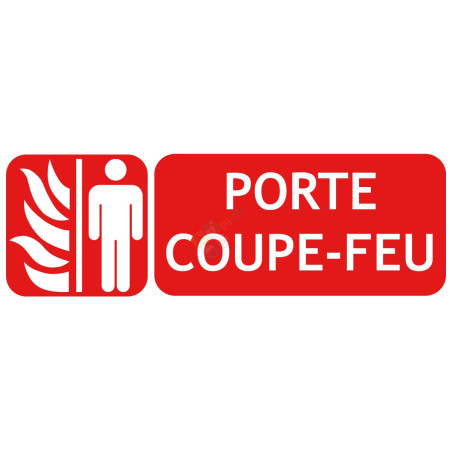 Panneau porte coupe-feu