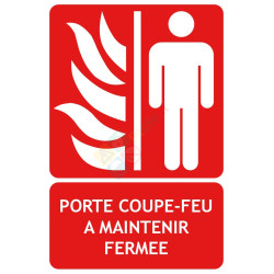 Panneau porte coup-feu