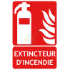 Panneau extincteur d'incendie