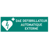 Panneau DAE défibrillateur automatique externe