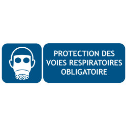 Panneau protection des voies respiratoires obligatoire