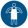Picto tablier de protection obligatoire