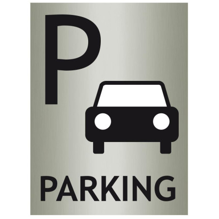 Panneau parking avec picto ISO70001