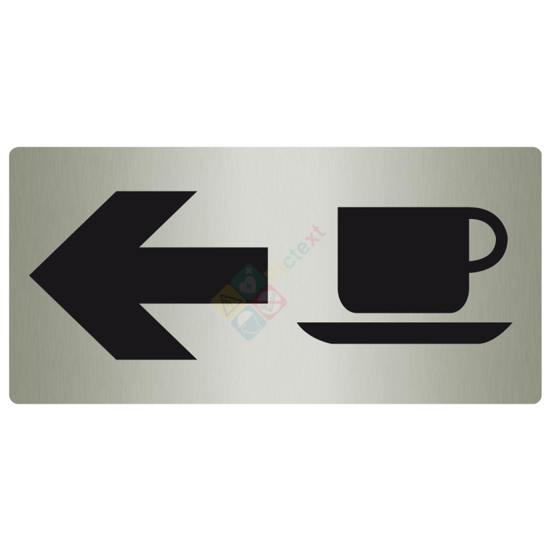 Panneau directionnel café/buffet Panneau directionnel café/buffet
