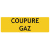 Coupure gaz panneau de localisation