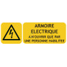 Panneau armoire électrique a n'ouvrir que par…