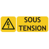 Panneau danger sous tension