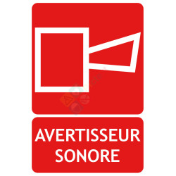 Panneau incendie avertisseur sonore