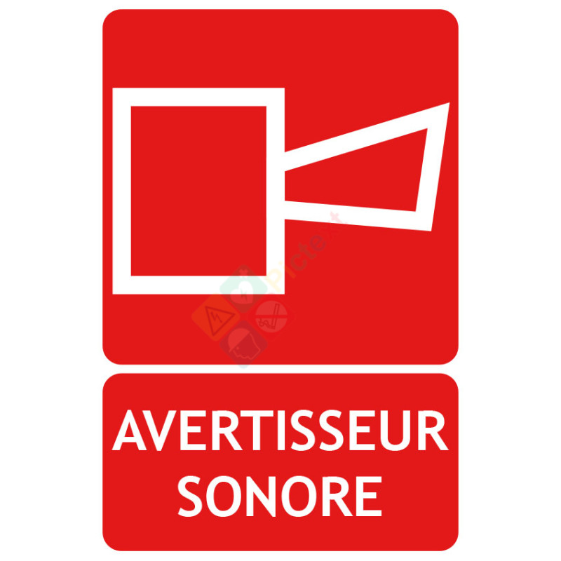 Panneau incendie avertisseur sonore