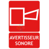 Panneau incendie avertisseur sonore