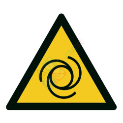 Panneau picto danger démarrage auto