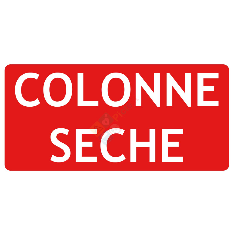 Panneau colonne sèche