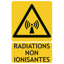 Panneau danger radiations non ionisantes picto ISO7010