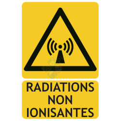 Panneau danger radiations non ionisantes picto ISO7010