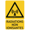 Panneau danger radiations non ionisantes picto ISO7010