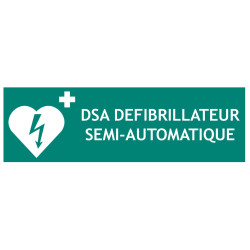 Panneau DSA défibrillateur semi-automatique