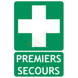 Panneau premiers secours