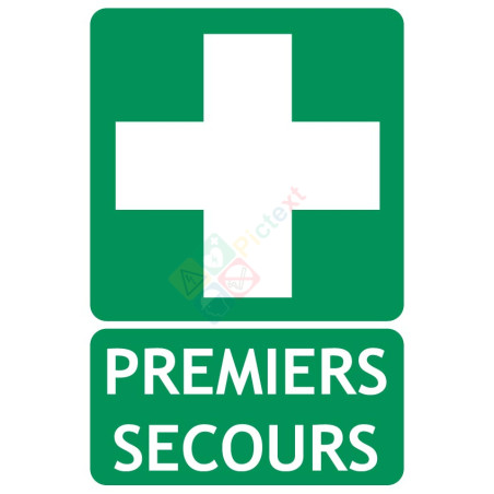 Panneau premiers secours